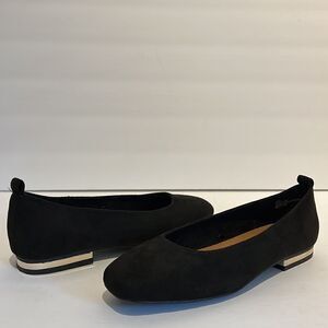 ‎Seychelles Black Square Toe Flats Size 6.5